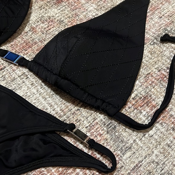 Black 2 piece bikini 👙 from Express.  Sized Medium - Picture 3 of 7